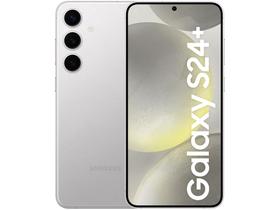 Smartphone Samsung Galaxy S24+ 6,7" Galaxy AI 256GB Cinza 5G 12GB RAM Câm. Tripla 50MP + Selfie 12MP Bateria 4900mAh Dual Chip