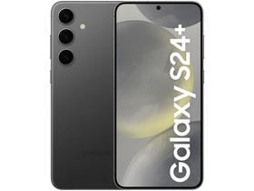 Smartphone Samsung Galaxy S24+ 6,7" Galaxy AI 256GB Preto 5G 12GB RAM Câm. Tripla 50MP + Selfie 12MP Bateria 4900mAh Dual Chip