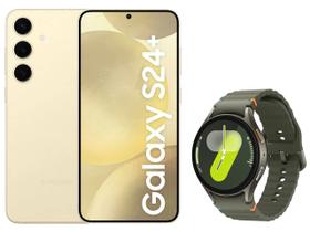 Smartphone Samsung Galaxy S24+ 6,7” Galaxy AI 512G - Creme 5G + Smartwatch Samsung Galaxy Watch7