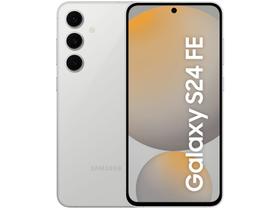 Smartphone Samsung Galaxy S24 FE 128GB Cinza 5G 8GB RAM 6,7" Câm. Tripla + Selfie 10MP