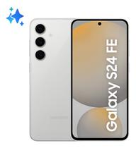 Smartphone Samsung Galaxy S24 FE 5G 128GB Cinza, RAM 8GB, Câmera Tripla Traseira de 50MP, Selfie de 10MP, Tela 6.7