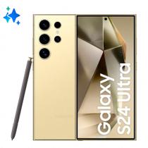 Smartphone Samsung Galaxy S24 Ultra 256GB 5G - Titânio Creme, com Caneta S Pen, Galaxy AI, Câmera Quadrupla 200MP + Selfie 12MP, RAM 12GB, Tela 6.8"