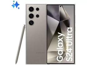 Smartphone Samsung Galaxy S24 Ultra 512GB 5G - Titânio Cinza, com Caneta S Pen, Galaxy AI, Câmera Quadrupla 200MP + Selfie 12MP, RAM 12GB, Tela 6.8"