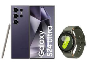 Smartphone Samsung Galaxy S24 Ultra 6,8” 512GB - Violeta 5G + Smartwatch Samsung Galaxy Watch7