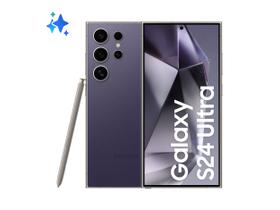 Smartphone Samsung Galaxy S24 Ultra 6,8" Galaxy AI 512GB Titânio Violeta 5G 12GB RAM Câm. Quádrupla 200MP + Selfie 12MP Bateria 5000mAh Dual Chip