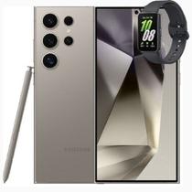 SMARTPHONE SAMSUNG GALAXY S24 ULTRA SMS928B DUAL SIM DE 256GB, 12GB RAM DE 6.8 200 plus 50 plus 12 plus 10MP, 12MP TITANIUM GRAY