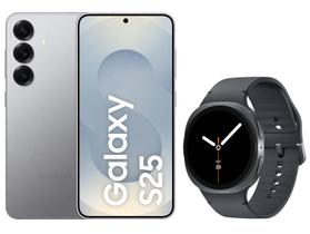 Smartphone Samsung Galaxy S25 256GB Prata Smartphone Samsung Galaxy S25 256GB Prata