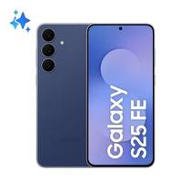 Smartphone Samsung Galaxy S25 FE 5G 256GB Azul Marinho, RAM 8GB, Câmera 50MP, Selfie de 12MP, Tela 6.7"