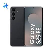 Smartphone Samsung Galaxy S25 FE 5G 256GB JetBlack, RAM 8GB, Câmera 50MP, Selfie de 12MP, Tela 6.7"