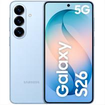 Smartphone Samsung Galaxy S26 5G, 256GB, 12GB RAM, Deca-Core, Tela 6.3, Câm. 50MP, Bateria de 4300mAh - Azul
