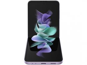 Smartphone Samsung Galaxy Z Flip3 128GB Violeta 5G - 8GB RAM Tela 6,7” Câm. Dupla + Selfie 10MP