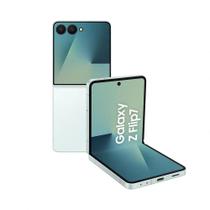 Smartphone Samsung Galaxy Z Flip7 5G 256GB 12GB RAM Câmeras Traseiras 50MP + 12MP Selfie 10MP Tela 6.9" Verde Smartphone Samsung Galaxy Z Flip7 5G 256GB 12GB RAM Câmeras Traseiras 50MP + 12MP Selfie 10MP Tela 6.9" Verde