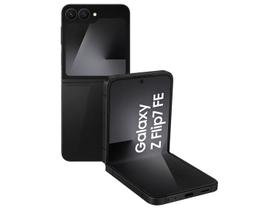 Smartphone Samsung Galaxy Z Flip7 FE 128GB Preto 5G 8GB RAM Tela 6,7" Câm. Dupla + Selfie 10MP