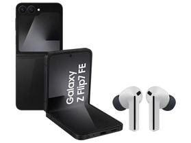 Smartphone Samsung Galaxy Z Flip7 FE 128GB Preto Smartphone Samsung Galaxy Z Flip7 FE 128GB Preto