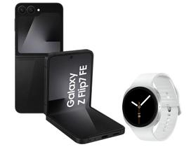 Smartphone Samsung Galaxy Z Flip7 FE 128GB Preto