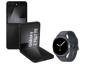 Smartphone Samsung Galaxy Z Flip7 FE 128GB Preto
