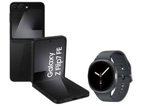 Smartphone Samsung Galaxy Z Flip7 FE 128GB Preto