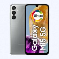 Smartphone Samsung M15 5G 128GB, 4GB RAM, 6.000mah, Câmera Tripla Até 50mp