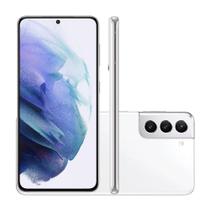 Smartphone Samsung S21 5G 128GB 8GB RAM Câmera traseira 64MP.12MP.12MP e Frontal 10MP Branca Smartphone Samsung S21 5G 128GB 8GB RAM Câmera traseira 64MP.12MP.12MP e Frontal 10MP Branca