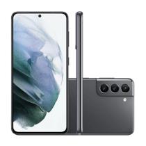 Smartphone Samsung S21 5G 128GB 8GB RAM Câmera traseira 64MP.12MP.12MP e Frontal 10MP Cinza Smartphone Samsung S21 5G 128GB 8GB RAM Câmera traseira 64MP.12MP.12MP e Frontal 10MP Cinza