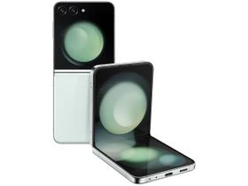 Smartphone Samsung Z Flip 5 256GB Verde Claro 5G Snapdragon 8GB RAM 6,7" Câm. Dupla + Selfie 10MP Dual Chip