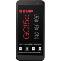 Smartphone SEMP Desbloqueado Go 5C Preto - Casa & Video