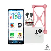 Smartphone SmartKids Feminino Android 128GB 4GB RAM Octa Core Infantil