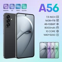 Smartphone STQC A56 Cross-Border 16 GB+1 TB 6,75" preto