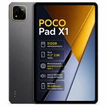 Smartphone Tablet Poco Pad X1 512GB, 8GB RAM, Tela 12 polegadas IPS LCD 120 Hz, Câmera 13 MP, Bateria 10000 mAh, WiFi, Android, desempenho avançado e