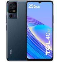 Smartphone TCL 40 SE 6.75Pol HD+ 90Hz 256GB 6GB RAM Câmera Tripla 50MP Frontal 8MP Dual Chip Preto