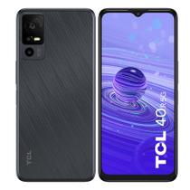 Smartphone TCL 40R 5G 128GB 4GB RAM Tela HD+ 6,6" Câmera Tripla 50+2+2MP e Frontal 8MP Grafite