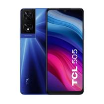 Smartphone TCL 505, 4G, 256GB, 4GB+10GB de RAM, Tela 6,75", Câmera Traseira 50MP + 2MP, Azul