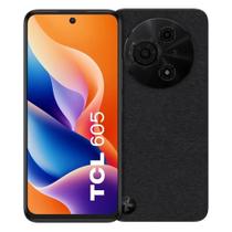 Smartphone TCL 605, 4G, 256GB, 4GB+10GB de RAM, Tela 6,7", Câmera Traseira 50MP + 0.08MP, Preto Smartphone TCL 605, 4G, 256GB, 4GB+10GB de RAM, Tela 6,7", Câmera Traseira 50MP + 0.08MP, Preto