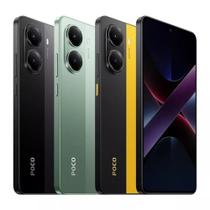 Smartphone X 7 Pro 5G Android 8GB RAM 256GB, Tela AMOLED 6.67" 120Hz, Câmera 50MP, IP68 Amarelo