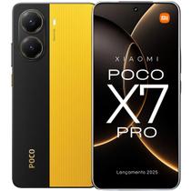 Smartphone X7 PRO 5G 512GB e 256GB Lançamento 2025 NFC tela Amoled 120 Hz Câmera tripla 4K 50MP OIS Design Premium Top de linha proteção IP68