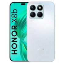 Smartphone X8b Honor 256gb 8gb - Prata/Branco