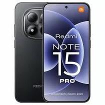 Smartphone Xaiomi Redmi Note 15 Pro 4G 256GB 8GB RAM Preto com tela AMOLED de 6,77 pologadas