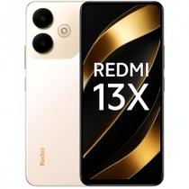 Smartphone XIamimi Redmii 13X NFC 256GB 8GB dourado Ramboost Câmera 108MP dupla lançamento Global