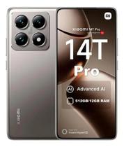 Smartphone-Xiaomi 14T Pro 12gb RAM 512gb 5G Global Dual SIM Tela 6.67 - Titanium
