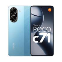 Smartphone Xiaomi POCO C71, 128GB, 4GB RAM, Android 14, Tela 6,74 polegadas HD 90Hz, Câmera 50MP, Bateria 5000mAh, Dual SIM