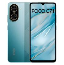 Smartphone Xiaomi Poco C71 128GB 4GB RAM Dual SIM Tela 6.88 - Azul