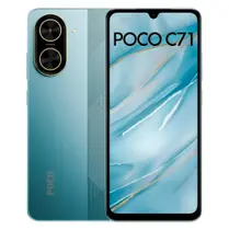 Smartphone Xiaomi Poco C71 128GB 4GB RAM Dual SIM Tela 6.88" - Azul