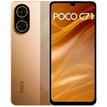 Smartphone Xiaomi Poco C71 128GB 4GB RAM Dual SIM Tela 6.88 Dourado