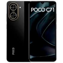 Smartphone Xiaomi Poco C71 128GB 4GB RAM Dual SIM Tela 6.88" - Preto
