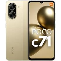Smartphone Xiaomi POCO C71 128GB 8GB RAM BOOST Câmera dupla 50MP Celular Resistente
