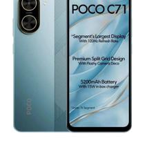 Smartphone-Xiaomi-Poco C71 4gb 128gb Dual Sim Tela 6.88 Versão Global - Azul
