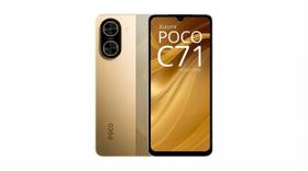 Smartphone Xiaomi POCO C71 Dourado, 64GB, 3GB RAM, Câmera 50MP, Android 14, Tela 6,74 polegadas HD 90Hz, Bateria 5000mAh, Dual SIM