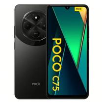 Smartphone Xiaomi Poco C75 256GB 8GB RAM Dual SIM Tela 6.74" - Preto