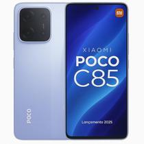 Smartphone Xiaomi POCO C85, 128GB, 6GB RAM, Câmera 50MP, Tela 6,9 LCD 120Hz, Android 15, Bateria 6000mAh, Dual SIM