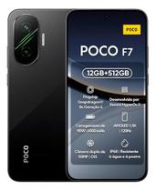 Smartphone Xiaomi Poco F7 5G 512GB 12GB RAM Dual SIM Tela 6.83 Preto